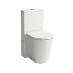 Напольный унитаз Kartell by Laufen 8.2433.7.757.231.1 безободковый (rimless), круглая форма сиденья, с боковым подводом воды, белый матовый