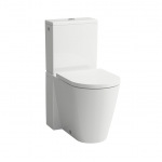Напольный унитаз Kartell by Laufen 8.2433.7.000.000.1 безободковый (rimless), круглая форма сиденья