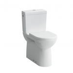 Напольный унитаз Laufen Pro 8.2495.5.400.231.1 с боковыми отверстиями для подвода воды, покрытие LCC